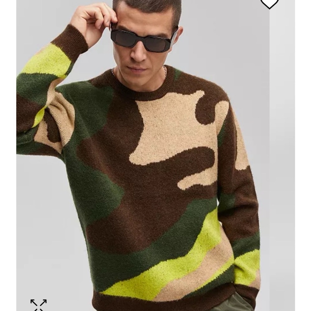 Men's Camouflage Sweater